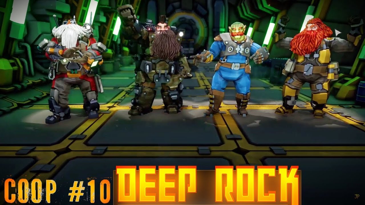 Вечер вечерок Deep Rock Galactic прохождение кооператив стрим запись часть #10