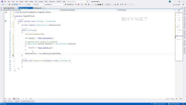 SignalR with .Net MAUI | Basic Chat App | Android App | Windows App