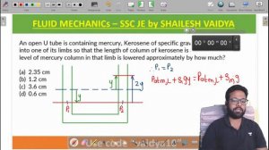 Lets Crack Fluid Mechanics | Practice Session 4 | SSC JE Exams | Shailesh Vaidya