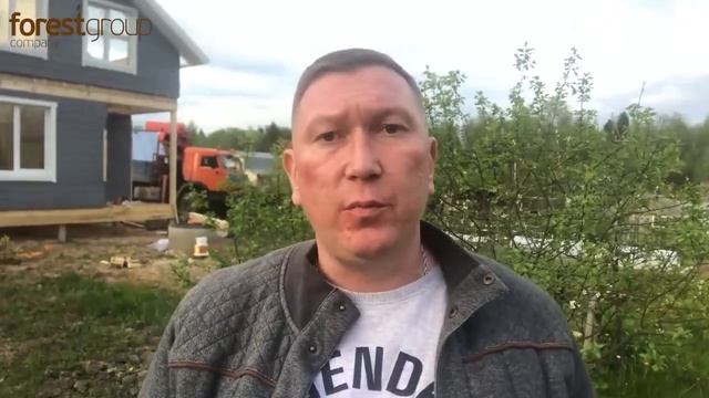 Быстровозводимый каркасный дом 55 кв м для постоянного проживания и для дачи. Заводские панели. смотреть онлайн