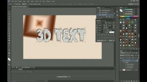 How to Create 3D Text without 3D Option in Adobe Photoshop pro by our technology