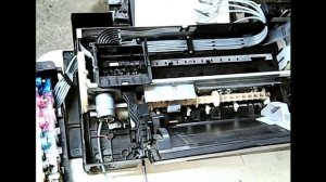 HOW TO REMOVE PRINTERHEAD OF EPSON L805 | Printer head disassembly Epson L805