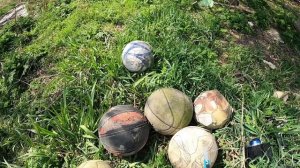 Мячи и резина для рыбалки с рогатки