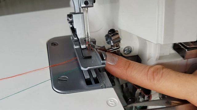 как ЗАПРАВИТЬ ОВЕРЛОК/Четырехниточный оверлок/оверлок Family 645/Janome 644/Janome 714/Т 99
