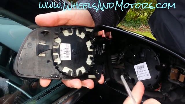 How to replace wing mirror - door mirror glass (heated) for Audi A6 (C6 4F) смотреть онлайн