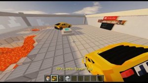 So I added CARS in Minecraft... [Datapack] (Lamborghini) | (1.16 Command) | [Vanilla NO MODS]