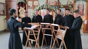 Кондак Успению Пр. Богородицы. В молитвах неусыпающую Богородицу. М. Котогаров.