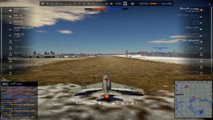War Thunder FJ-4B destroying tanks while sitting at airfield