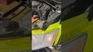 Mitsubishi Outlander Установка линз , замена штатных  птф и оклейка фар в бронепленку.