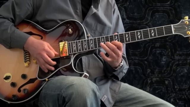 Autumn leaves - Achim Kohl - Jazz Guitar Improvisation with chord solo and tabs смотреть онлайн