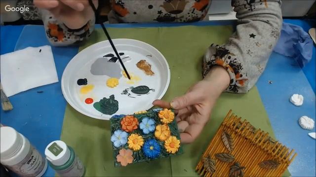 Идея декора крыши для чайного домика в летнем стиле. Университет Декупажа. Оксана Демикова смотреть онлайн