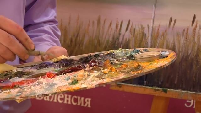 Мастер-класс "Рисуем закат".В технике "ТРИПТИХ" смотреть онлайн