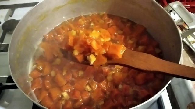 Янтарное тыквенное варенья. Варенье из тыквы с апельсином и лимоном.