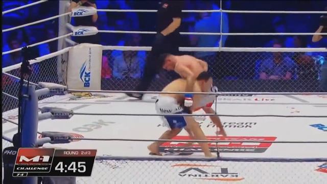Морган Эру vs Дамир Исмагулов, M-1 Challenge 74 смотреть онлайн