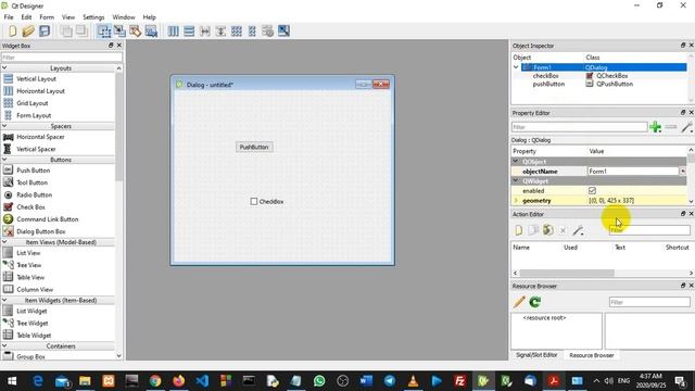 PyQt Designer Tutorial смотреть онлайн