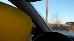 За рулём еду по деревни # мисс Киска/девочка  управляет автомобилем #такси вызывали