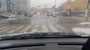 Driving in Korea During Heavy Snow