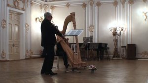 Барток -Румынские народные танцы . Илья Йофф( скрипка), Анна Макарова ( арфа)