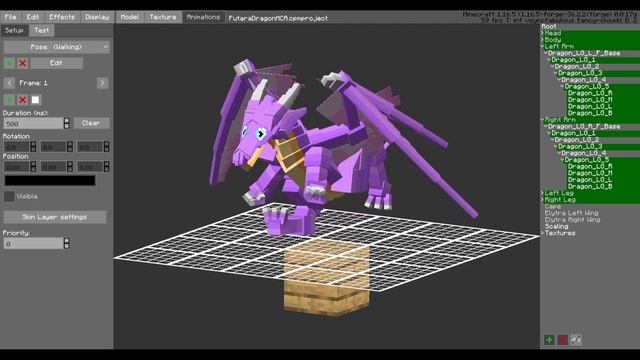 [Minecraft] Custom Player Model But Dragon смотреть онлайн