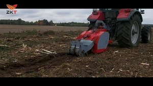 Ротоватор ZKT-700 в работе
