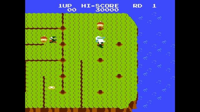 Game Over: Dig Dug II (NES) смотреть онлайн