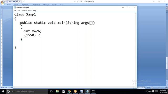 Java 9.Ternary operator смотреть онлайн