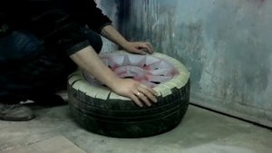Подготавливаем и красим автомобильные диски не снимая шины