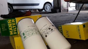 Renault Premium DXI,  ТО-2 замена масла, фильтров, нюансы.