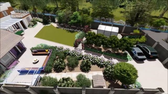 Ландшафтный дизайн-проект "Солнечная лаванда" смотреть онлайн