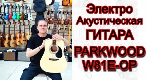 Электроакустическая гитара Parkwood W81E-OP с чехлом | мини обзор от MAJOR MUSIC