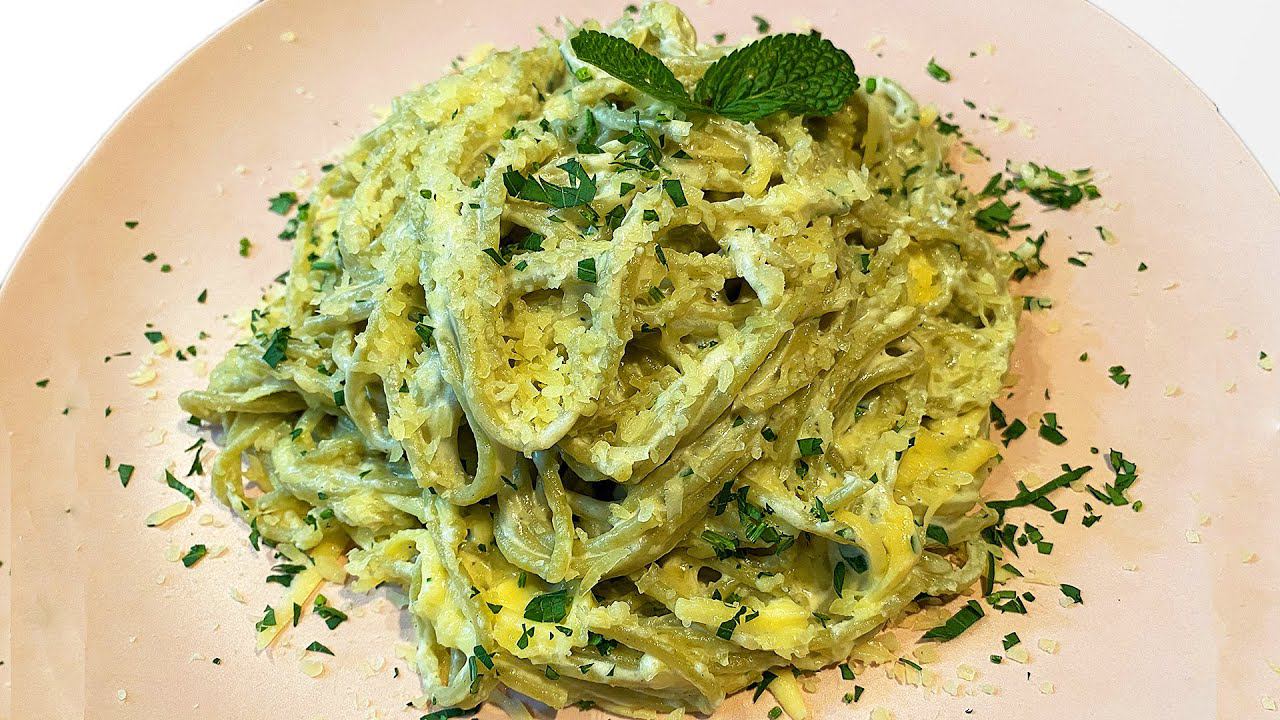 Спагетти в сырном соусе с пармезаном за 15 минут! смотреть онлайн