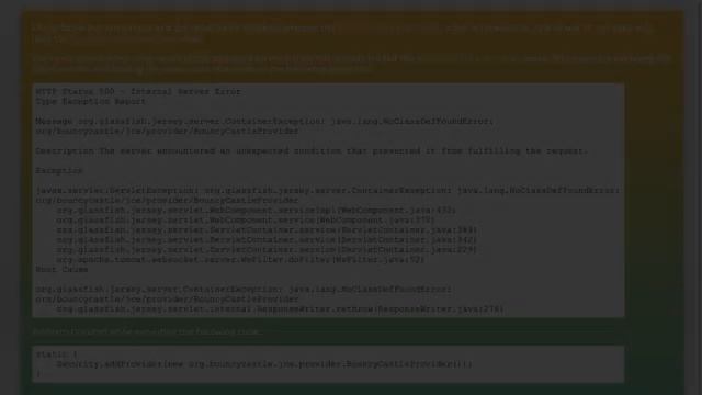 Error including bouncycastle provider смотреть онлайн