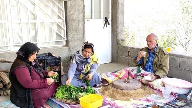 Приготовление обеда из пшеничной манной крупы Азербайджанская Кухня Деревенская Кухня  Рецепты