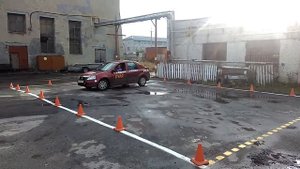 Разворот в ограниченном пространстве