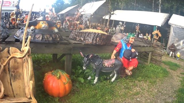 Купил БАБУ - ЯГУ // садовые фигуры // УКРАШЕНИЕ САДА смотреть онлайн