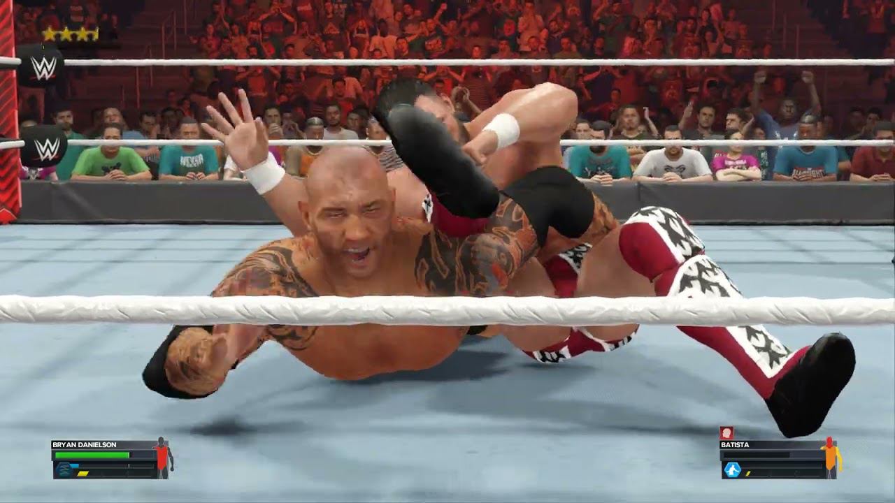 WWE2K23 Bryan Danielson vs Batista