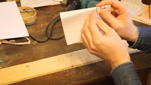 Шитьё книжного блока нитками втачку (газетный шов)