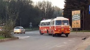 BUS JELCZ "Ogorek" The Bus begins its journey