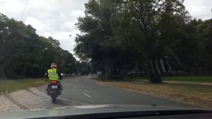 Экзамен на А категорию. Вождение по городу на мотоцикле.