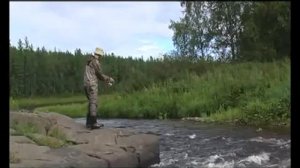 Красноярский край.  Фатьяниха.  Нахлыст хариус, таймень.