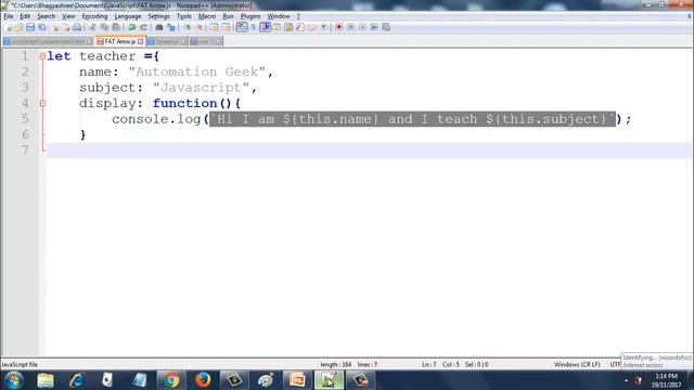 Arrow Function Expressions