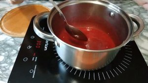 Малиновый джем без косточек. Яркая прослойка из малины для торта