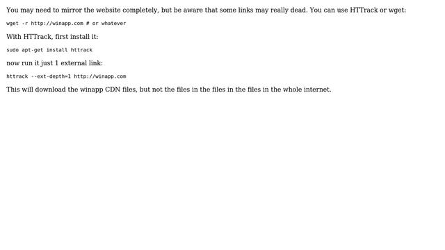 Ubuntu: Download a whole website with wget (or other) including all its downloadable content смотреть онлайн