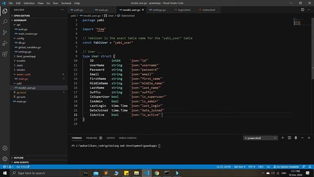 Golang HTTP User Authentication Yabi Series 1 | Golang Web Development | WebAssembly Auth System