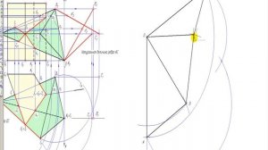 Начертательная геометрия 1 курс. Построить развертки призмы с пирамидой.