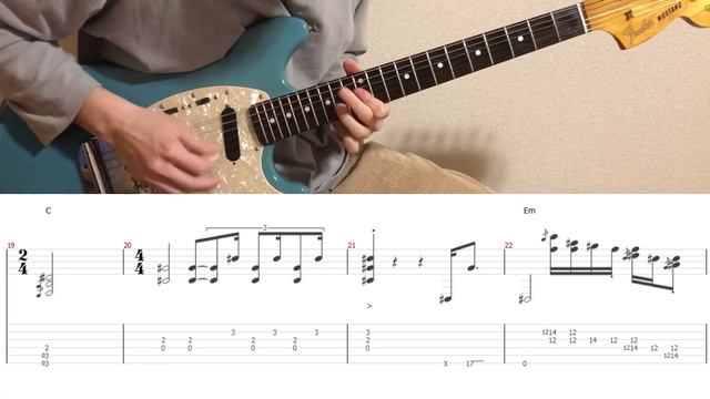 Jimi Hendrix - Little Wing (guitar cover with tabs & chords) смотреть онлайн