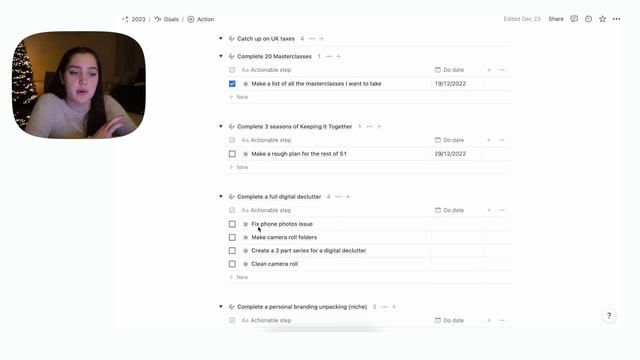 how I'm using notion to achieve ALL my goals in 2023