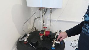 Краткая инструкция работы котла Vailant VU24кВт и бойлера VIH120R. Каркасные дома. г.Рязань.