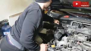 Установка автономного подогревателя двигателя Гидроник S3 на автомобиль Субару Форестер - Сервис ИК