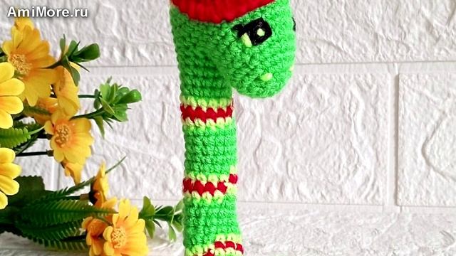Амигуруми: схема Змея. Игрушки вязаные крючком.